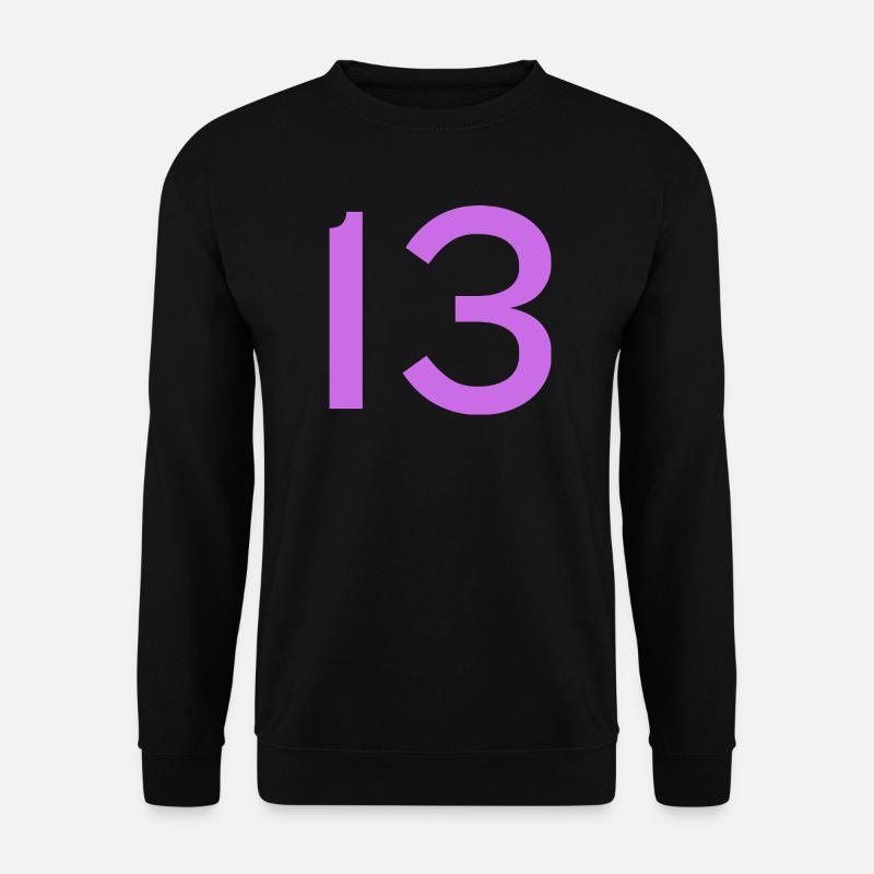 13 - Sweat-shirt Unisexe - noir