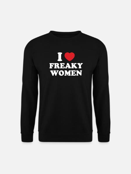 J’aime les femmes louches - Sweat-shirt Unisexe - noir
