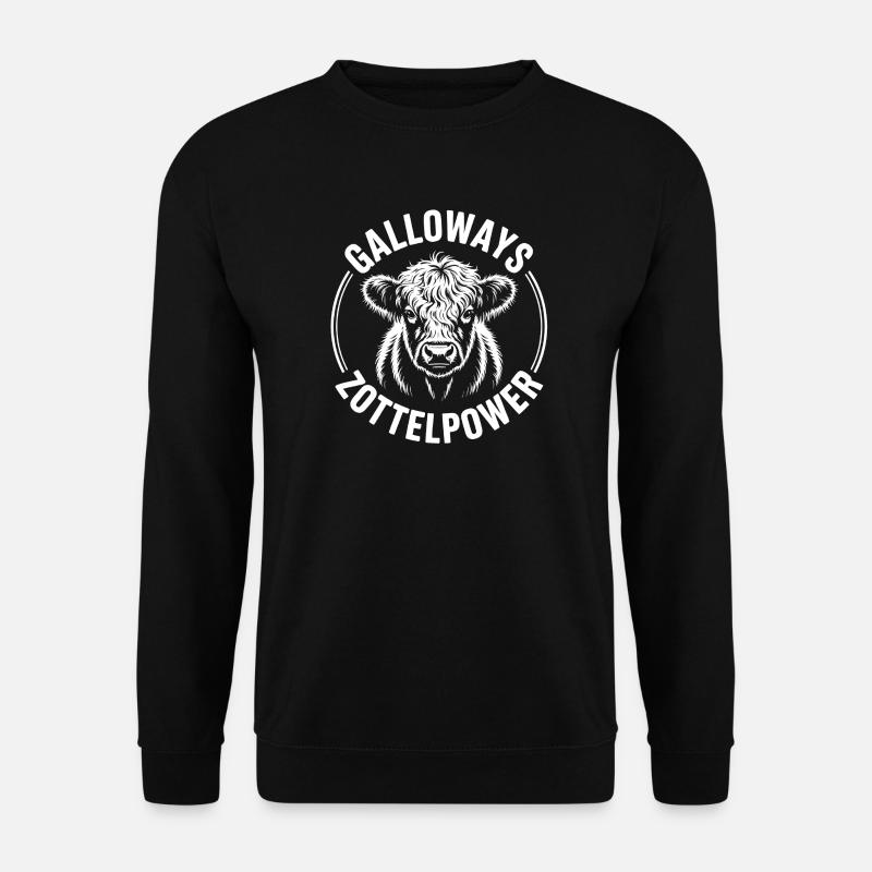 Galloways shaggy power - Unisex Sweatshirt - black