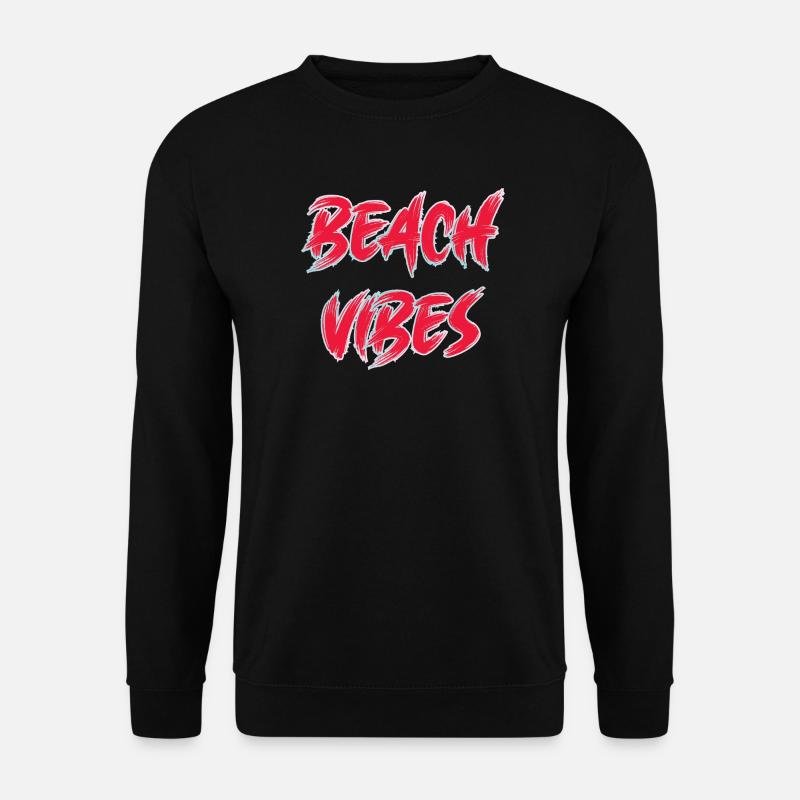 Beach Vibes - Unisex Pullover - Schwarz