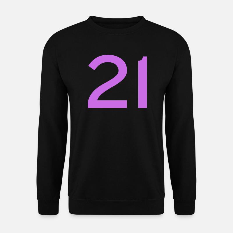 21 - Sweat-shirt Unisexe - noir