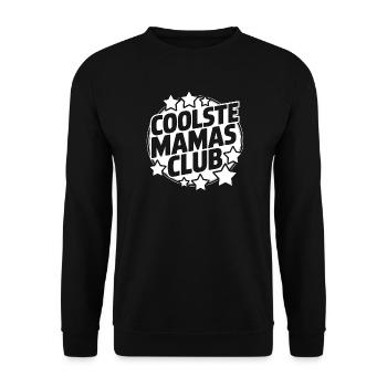Coolest Mom's Club - Unisex Sweatshirt - black - Front - Alina (178cm) & Michal (187cm)