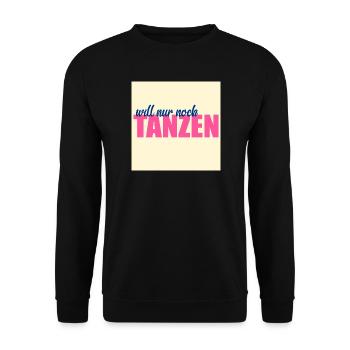 Leidenschaft Tanzen - Unisex Pullover - Schwarz - Vorne - Alina (178cm) & Michal (187cm)