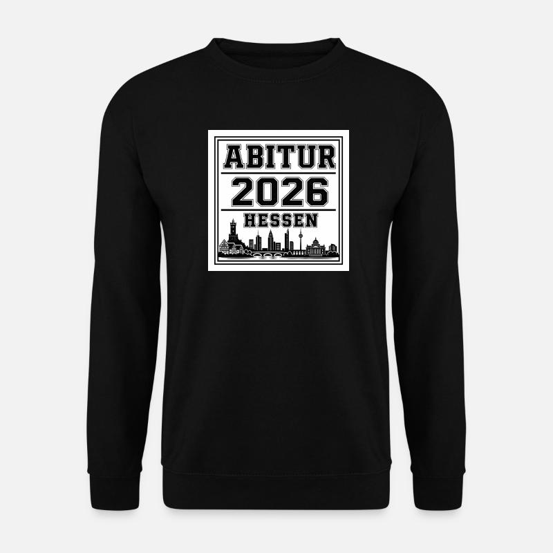 Abitur-2026-Hessen - Unisex Pullover - Schwarz