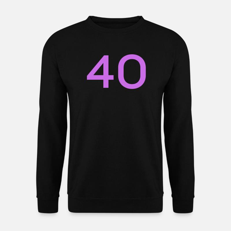40 - Unisex Pullover - Schwarz