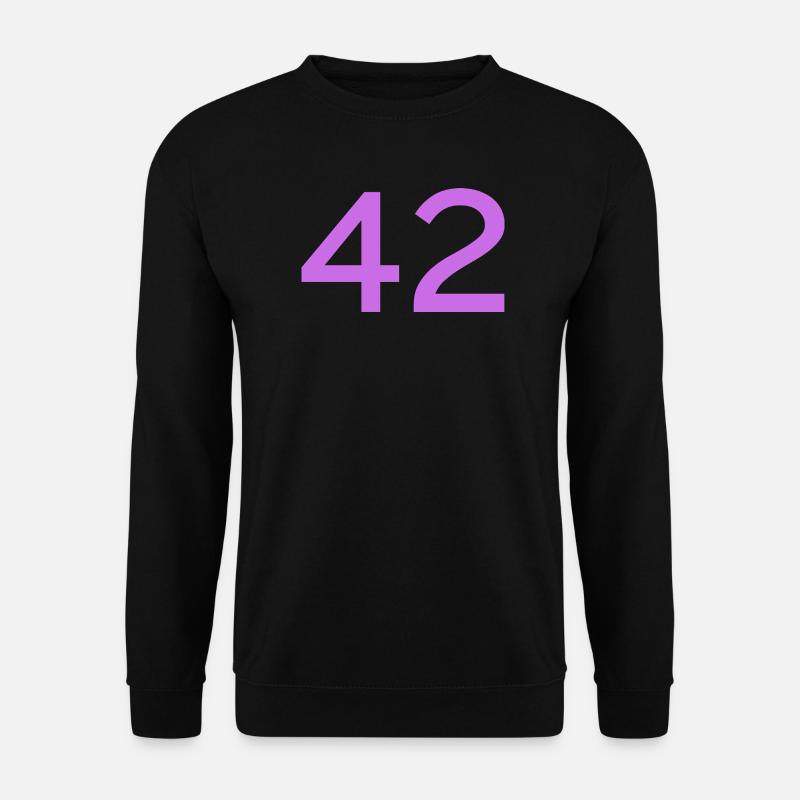 42 - Sweat-shirt Unisexe - noir