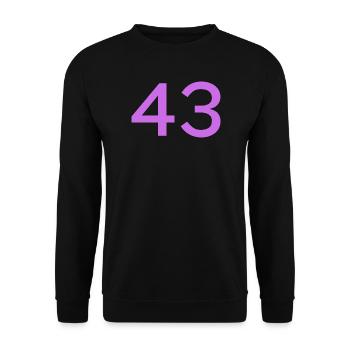 43 - Sweat-shirt Unisexe - noir - Devant - Alina (178cm) & Michal (187cm)