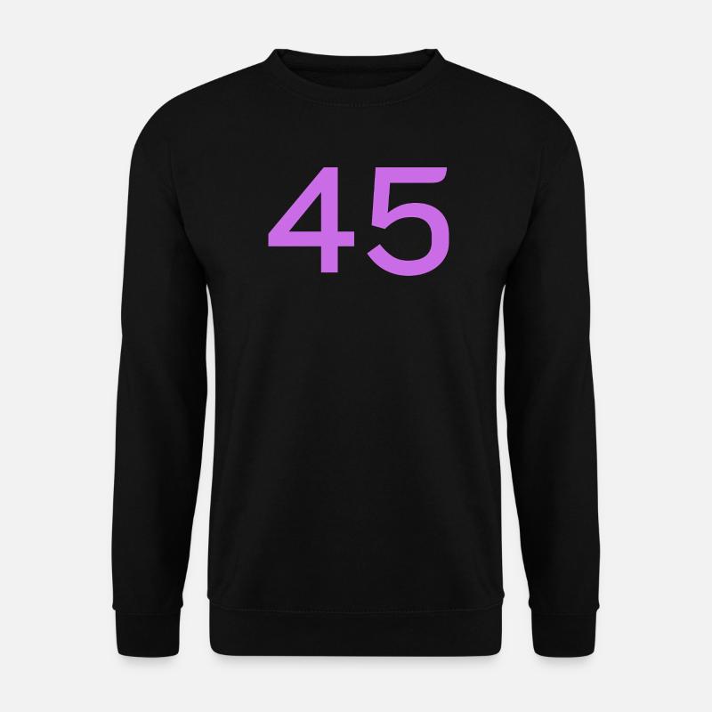 45 - Sweat-shirt Unisexe - noir