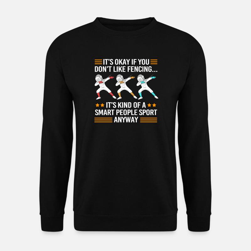 escrime - Sweat-shirt Unisexe - noir