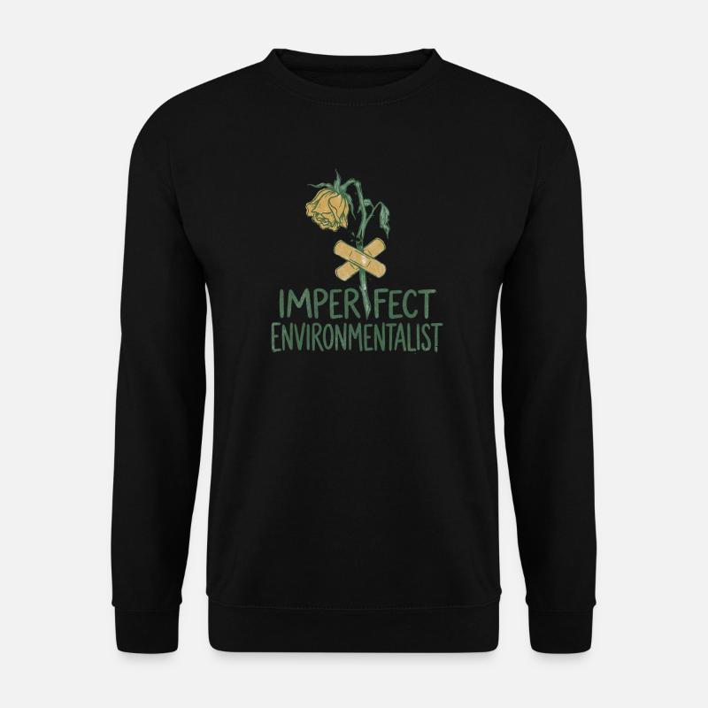 Kaputte Blume - Unisex Pullover - Schwarz