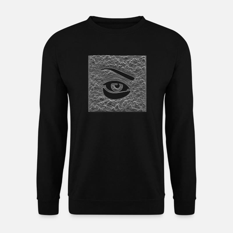 The Eye - White - Unisex Sweatshirt - black