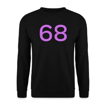 68 - Sweat-shirt Unisexe - noir - Devant - Alina (178cm) & Michal (187cm)