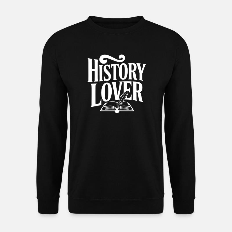 History Lover - Unisex Sweatshirt - black
