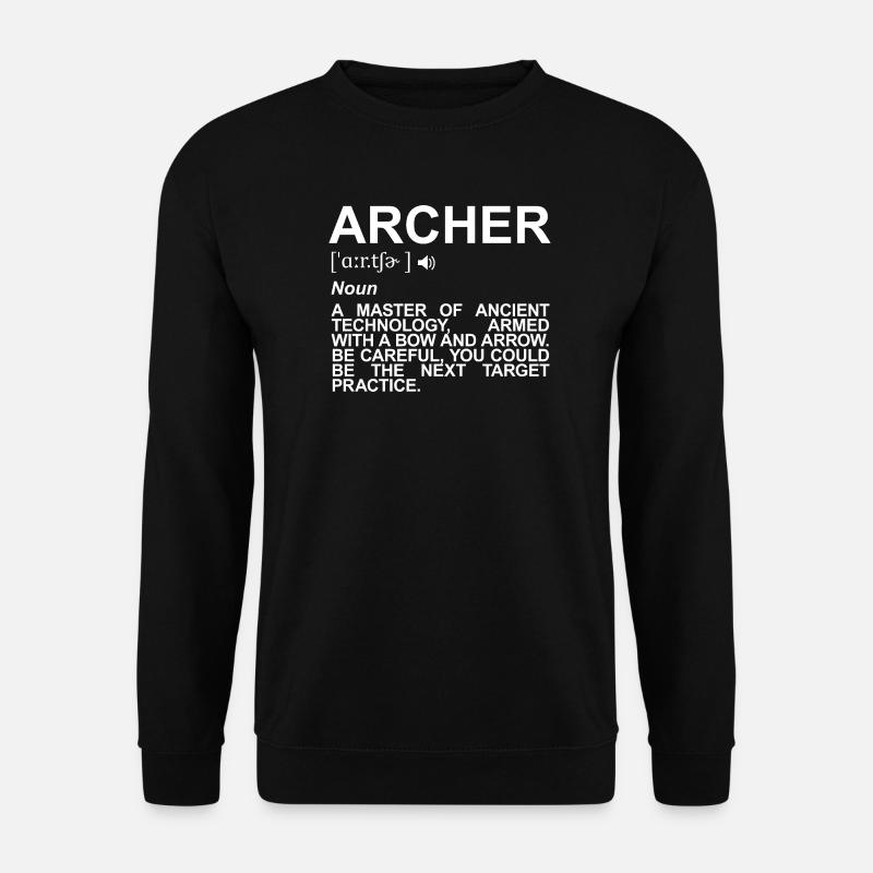 Archer Definition - Unisex Sweatshirt - black