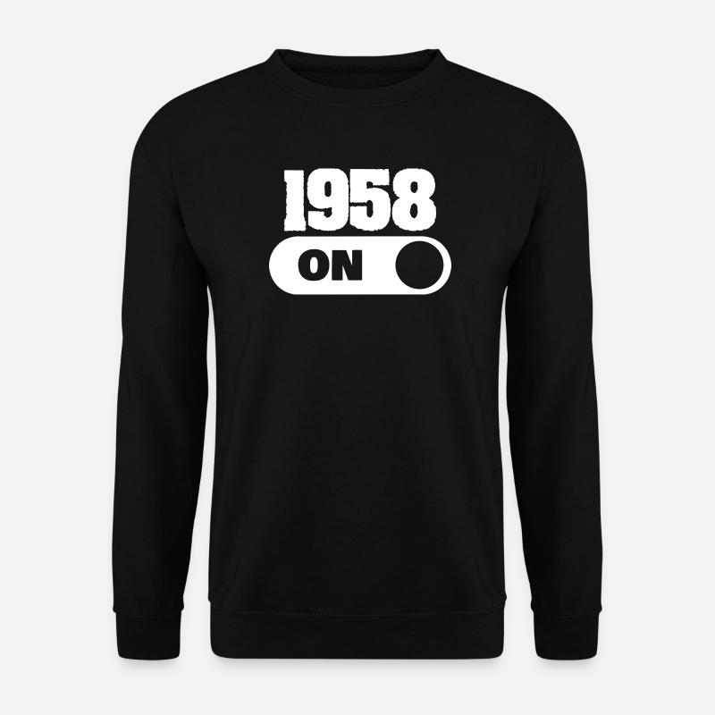 1958 - Sweat-shirt Unisexe - noir