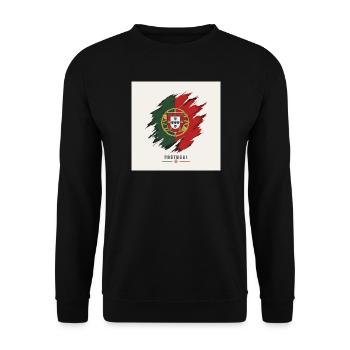 Spain Vintage Color Design Retro Style - Unisex Sweatshirt - black - Front - Alina (178cm) & Michal (187cm)