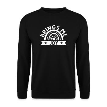 Preschool Teacher Brings Me Joy Daycare Teacher - Unisex Sweatshirt - black - Front - Alina (178cm) & Michal (187cm)