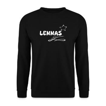 Stars of Lenna - Unisex Sweatshirt - black - Front - Alina (178cm) & Michal (187cm)