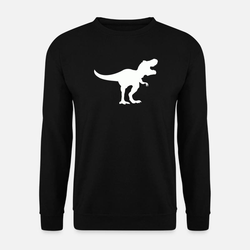 dinosaurier_trex - Sweat-shirt Unisexe - noir