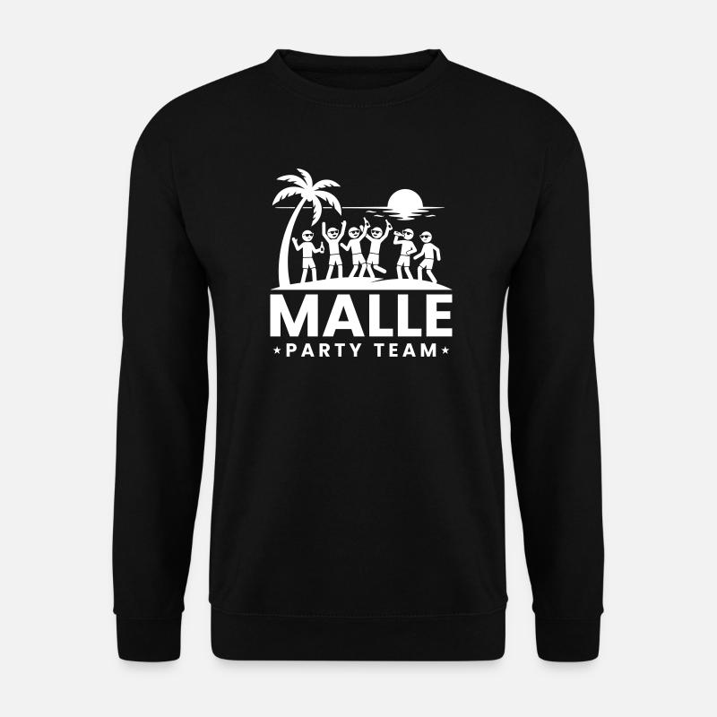Malle Party Team Urlaub - Unisex Pullover - Schwarz