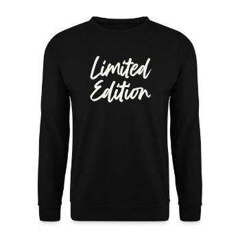 limited_edition- - Unisex Sweatshirt - black - Front - Alina (178cm) & Michal (187cm)