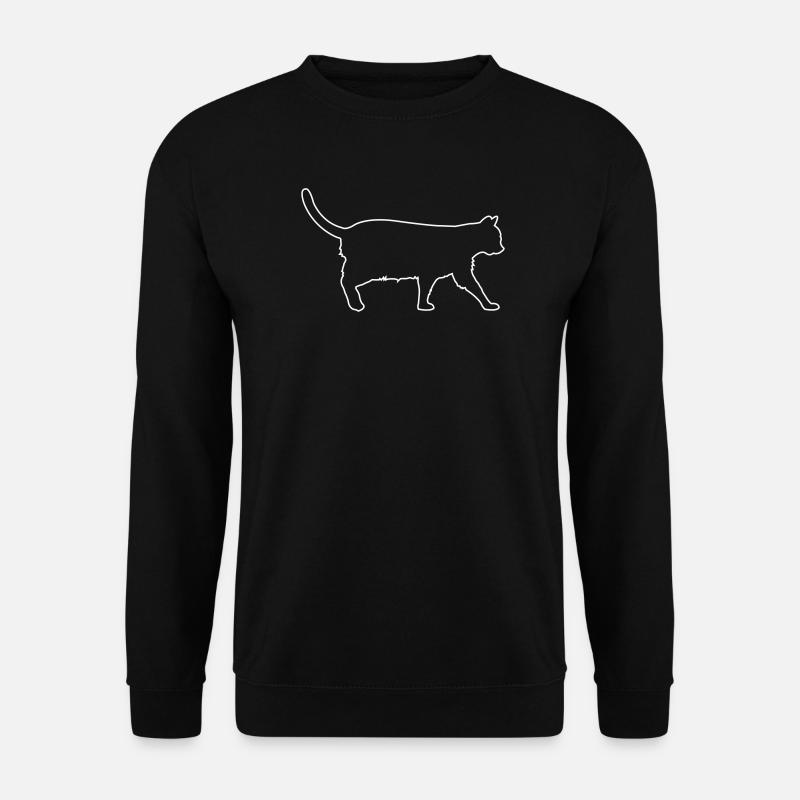 Cat - Sweat-shirt Unisexe - noir