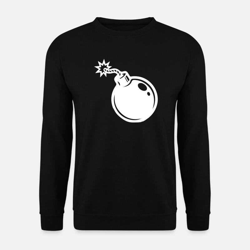 Icône de la bombe - Sweat-shirt Unisexe - noir
