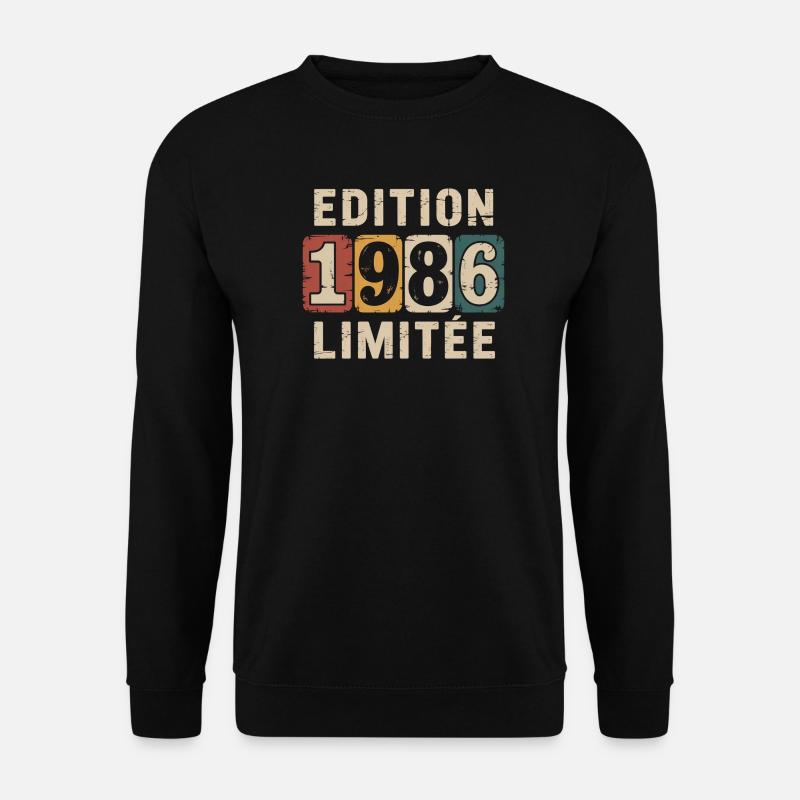 1986 Limited Edition - Unisex Pullover - Schwarz