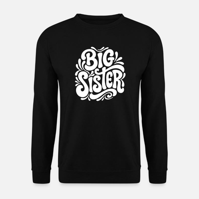 Big Sister Psychedelic Splash - Unisex Pullover - Schwarz
