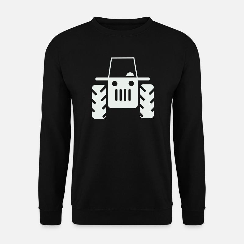 Retro Traktor  - Unisex Pullover - Schwarz