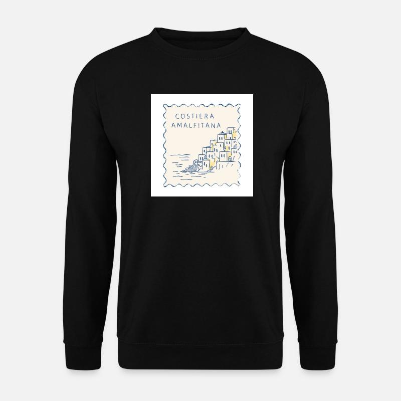 Costiera Amalfitana Küstenzauber - Unisex Pullover - Schwarz