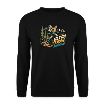 Ultra Trail Running - Sweat-shirt Unisexe - noir - Devant - Alina (178cm) & Michal (187cm)