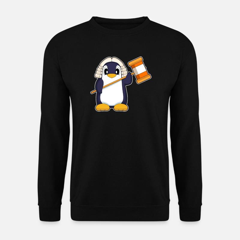 Pinguin Richter Richterhammer - Unisex Pullover - Schwarz