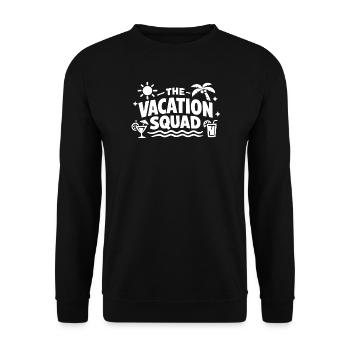 La troupe de vacances - Sweat-shirt Unisexe - noir - Devant - Alina (178cm) & Michal (187cm)
