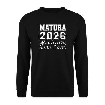 Maturité 2026 - Sweat-shirt Unisexe - noir - Devant - Alina (178cm) & Michal (187cm)