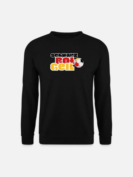 Fußball Motiv für die WM - Unisex Pullover - Schwarz