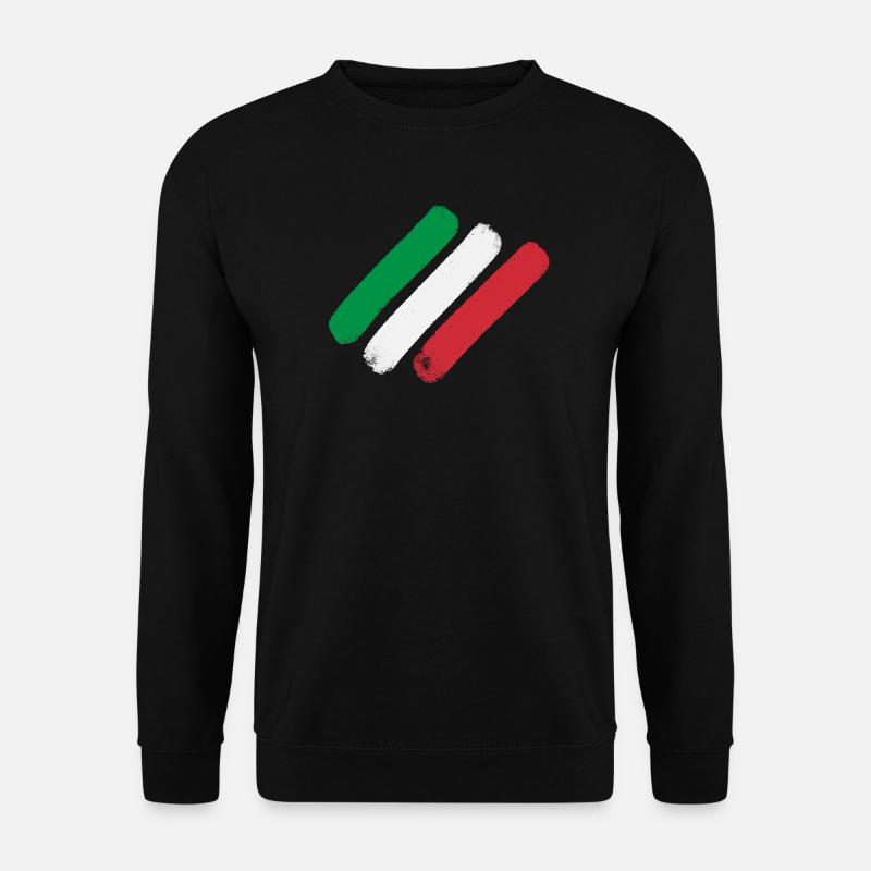 Itallienflagge - Streifen - Unisex Pullover - Schwarz