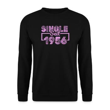 seit 1956 - Unisex Pullover - Schwarz - Vorne - Alina (178cm) & Michal (187cm)