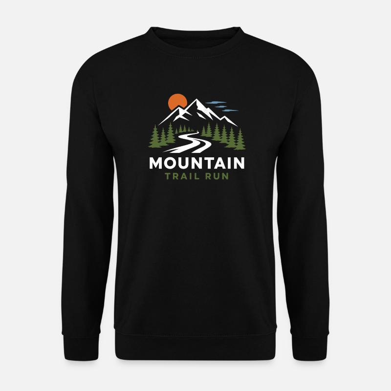Mountain Trail Run - Unisex Sweatshirt - black