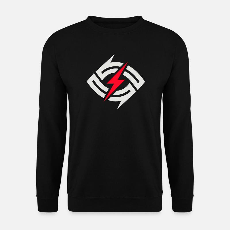 Contraste circulaire du flash - Sweat-shirt Unisexe - noir