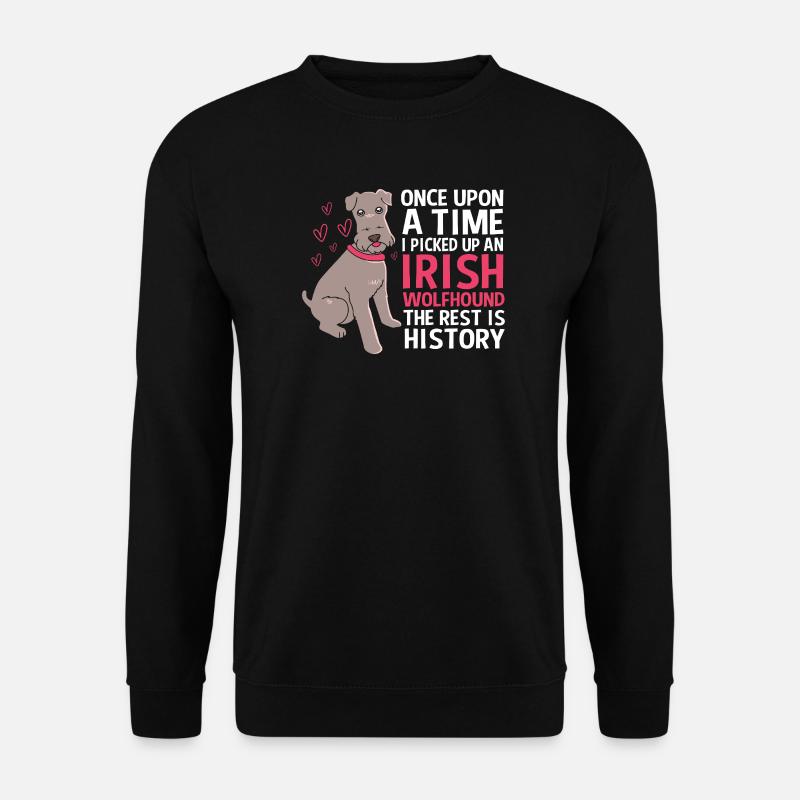 Irish wolfhound - Unisex Sweatshirt - black