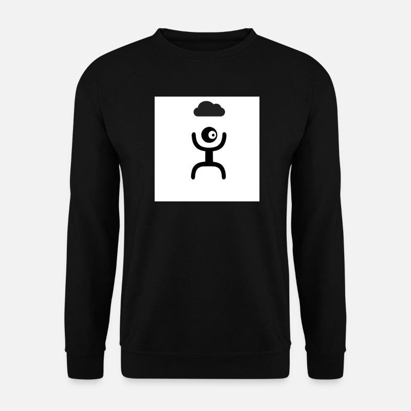 cloudy - Unisex Sweatshirt - black