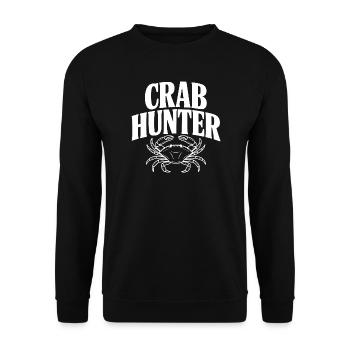 Crab Hunter - Unisex Sweatshirt - black - Front - Alina (178cm) & Michal (187cm)