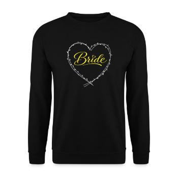 Mariée - Sweat-shirt Unisexe - noir - Devant - Alina (178cm) & Michal (187cm)