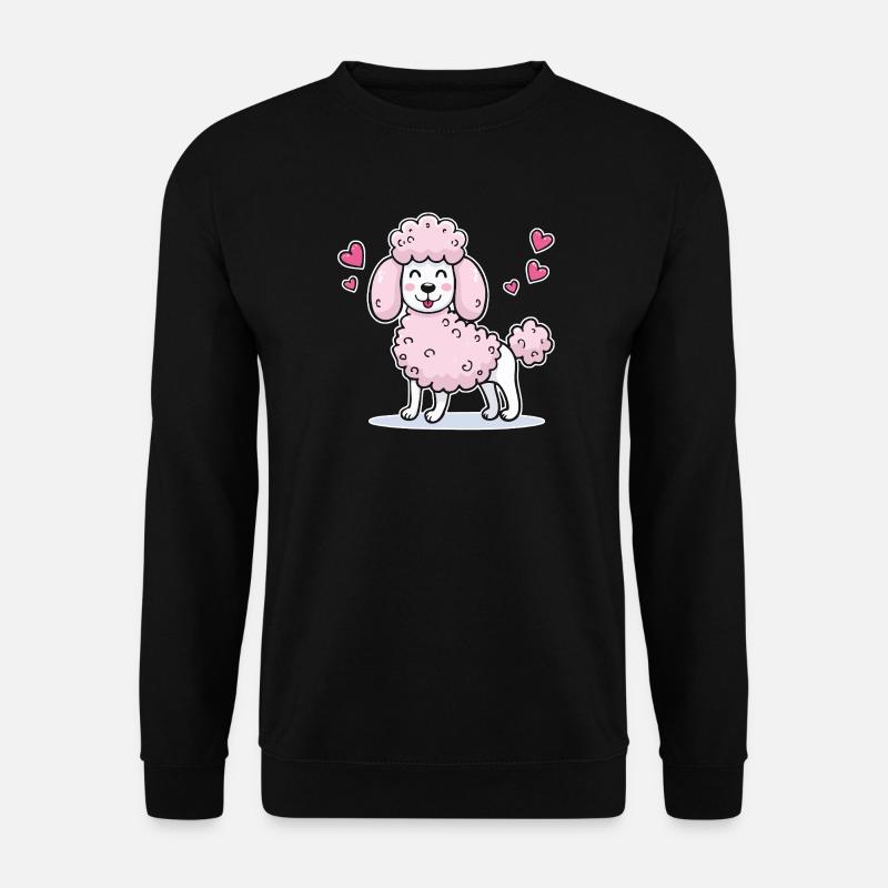 Rosa Pudel (Comic) - Unisex Pullover - Schwarz