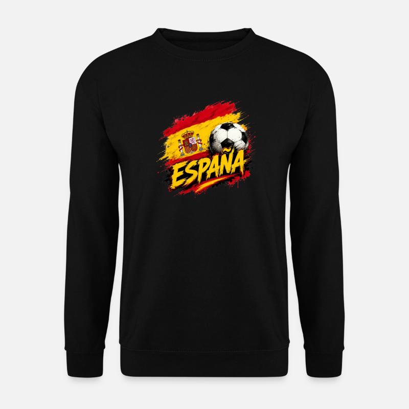 Spanien Flagge - Unisex Pullover - Schwarz