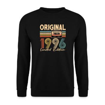30e anniversaire, 30 ans - Sweat-shirt Unisexe - noir - Devant - Alina (178cm) & Michal (187cm)