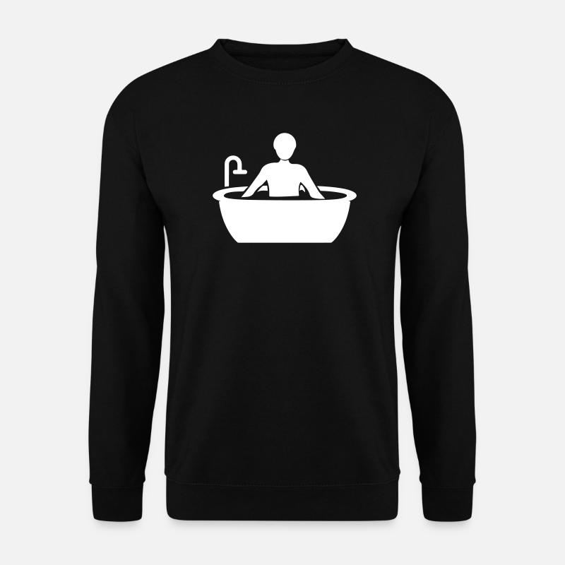 Bathing Bathtub - Unisex Sweatshirt - black