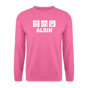 Albin - Unisex Pullover - Pink - Vorne