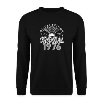 50e anniversaire, 50 ans - Sweat-shirt Unisexe - noir - Devant - Alina (178cm) & Michal (187cm)